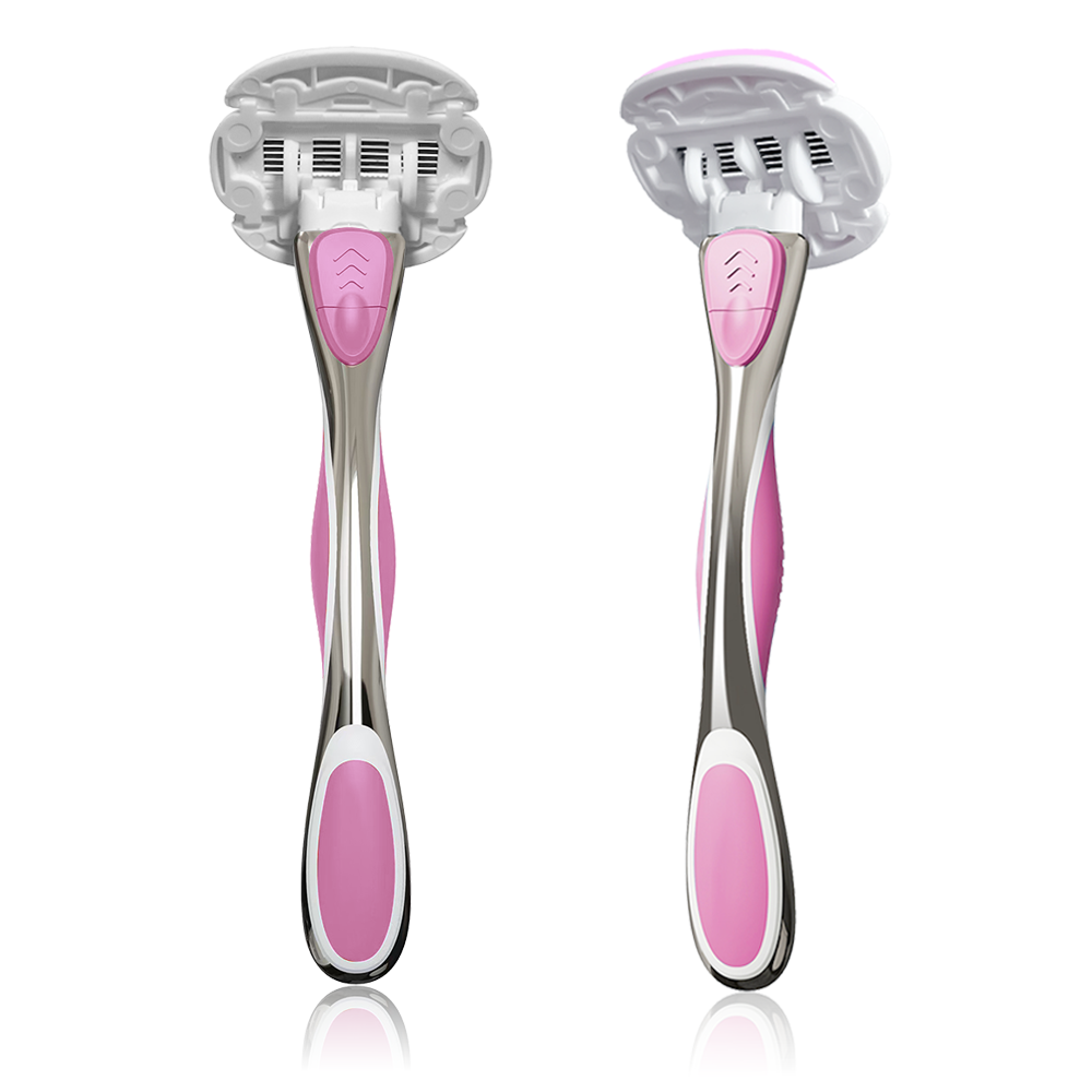 Unisex Safety Six-layer Blade Anti-slip Women's Shaving Razor Fashionable Men's Shaving Razor