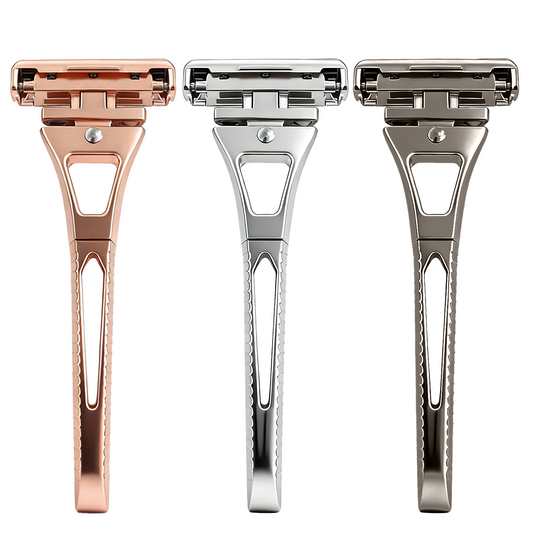 Revolutionary 4-Layer Half-Blade DE Safety Razor | Precision Shave with Magnetic Ease | Luxury Eco-Friendly Gift Set