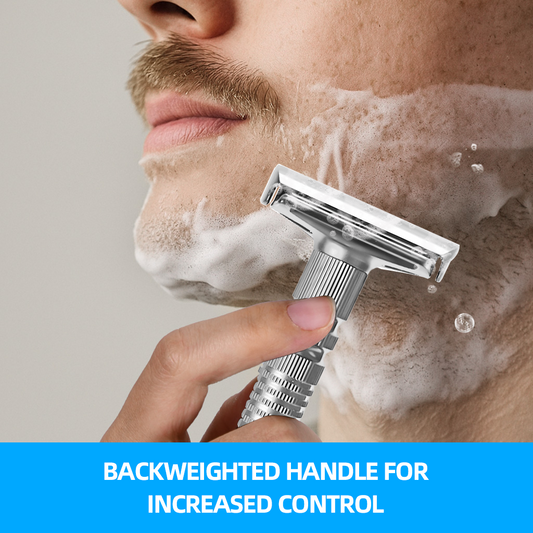 Mens Shaving New Adjustable Safety Razor Double Edge Classic Mild Aggressive Zinc Alloy Shaver