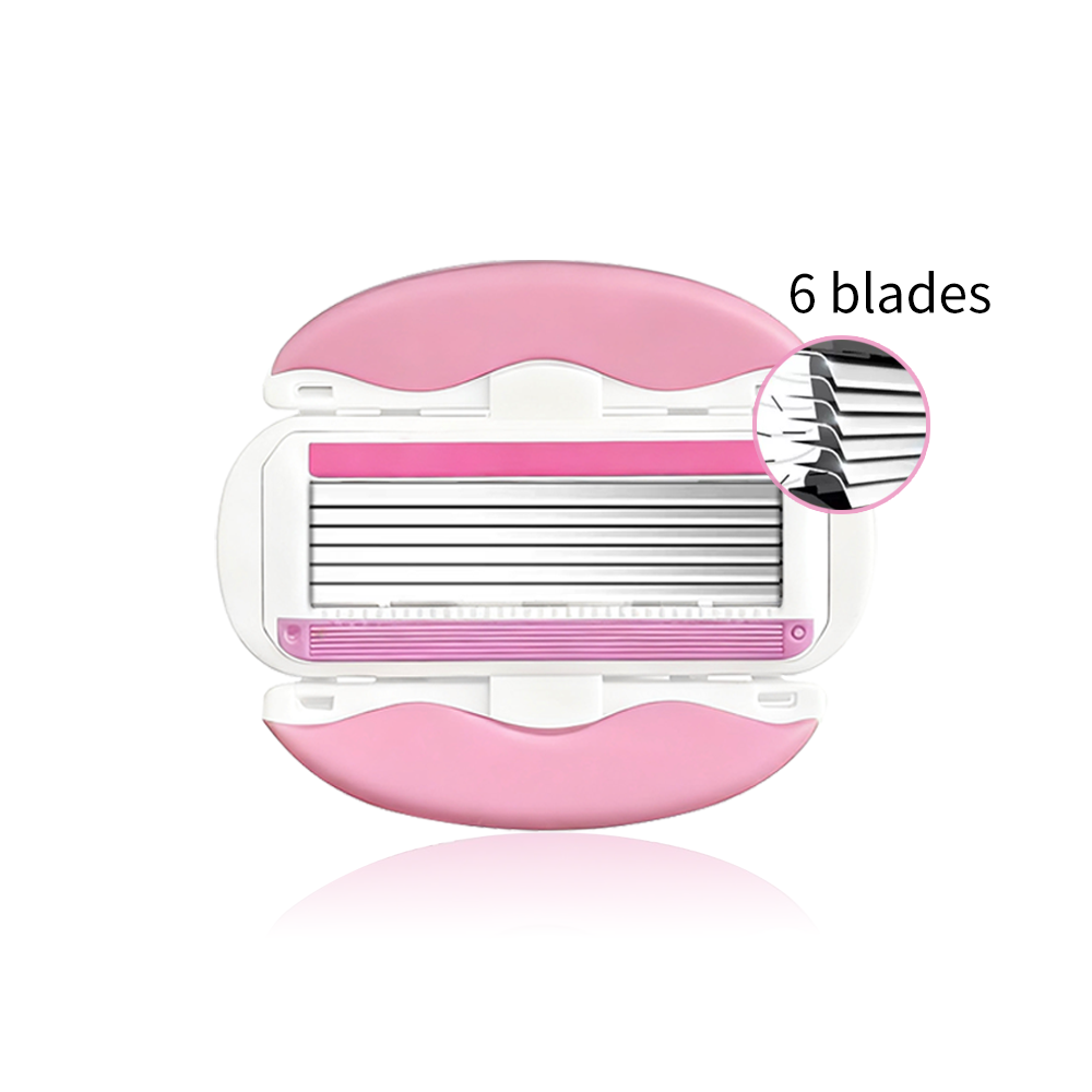 Unisex Safety Six-layer Blade Anti-slip Women's Shaving Razor Fashionable Men's Shaving Razor