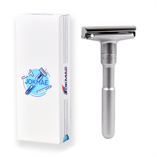 Men's Adjustable 6-Speed Double-Sided Zinc Alloy Stainless Steel Safety Razor