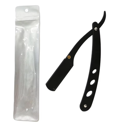 Professional Barber Straight Razor Stainless Steel Safety Blade Shaver for Men & Women Salon Hair Cut