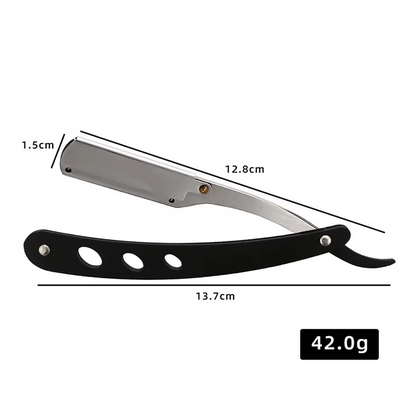Professional Barber Straight Razor Stainless Steel Safety Blade Shaver for Men & Women Salon Hair Cut