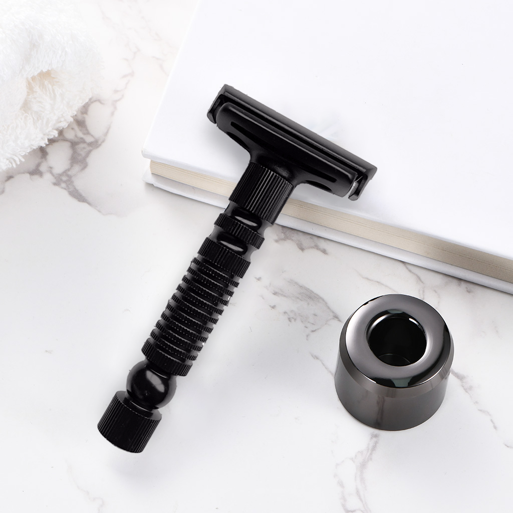 Mens Shaving New Adjustable Safety Razor Double Edge Classic Mild Aggressive Zinc Alloy Shaver