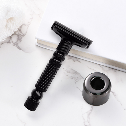 Mens Shaving New Adjustable Safety Razor Double Edge Classic Mild Aggressive Zinc Alloy Shaver