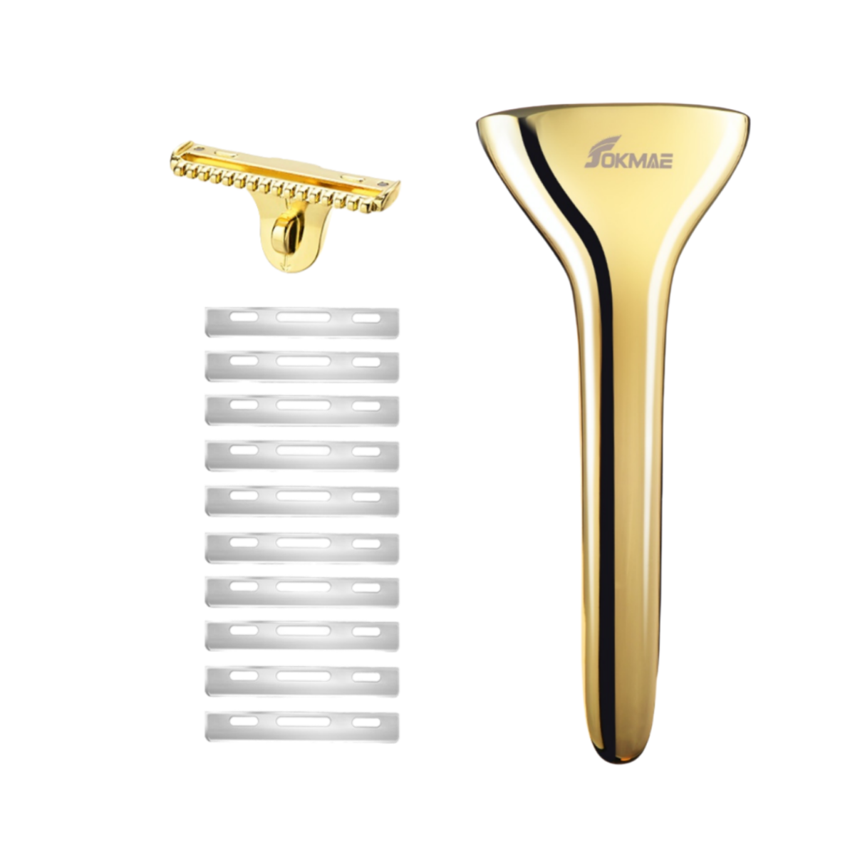 Multicolor Magnetic Sawtooth Razor Zinc Alloy Stainless Steel Safety Razor