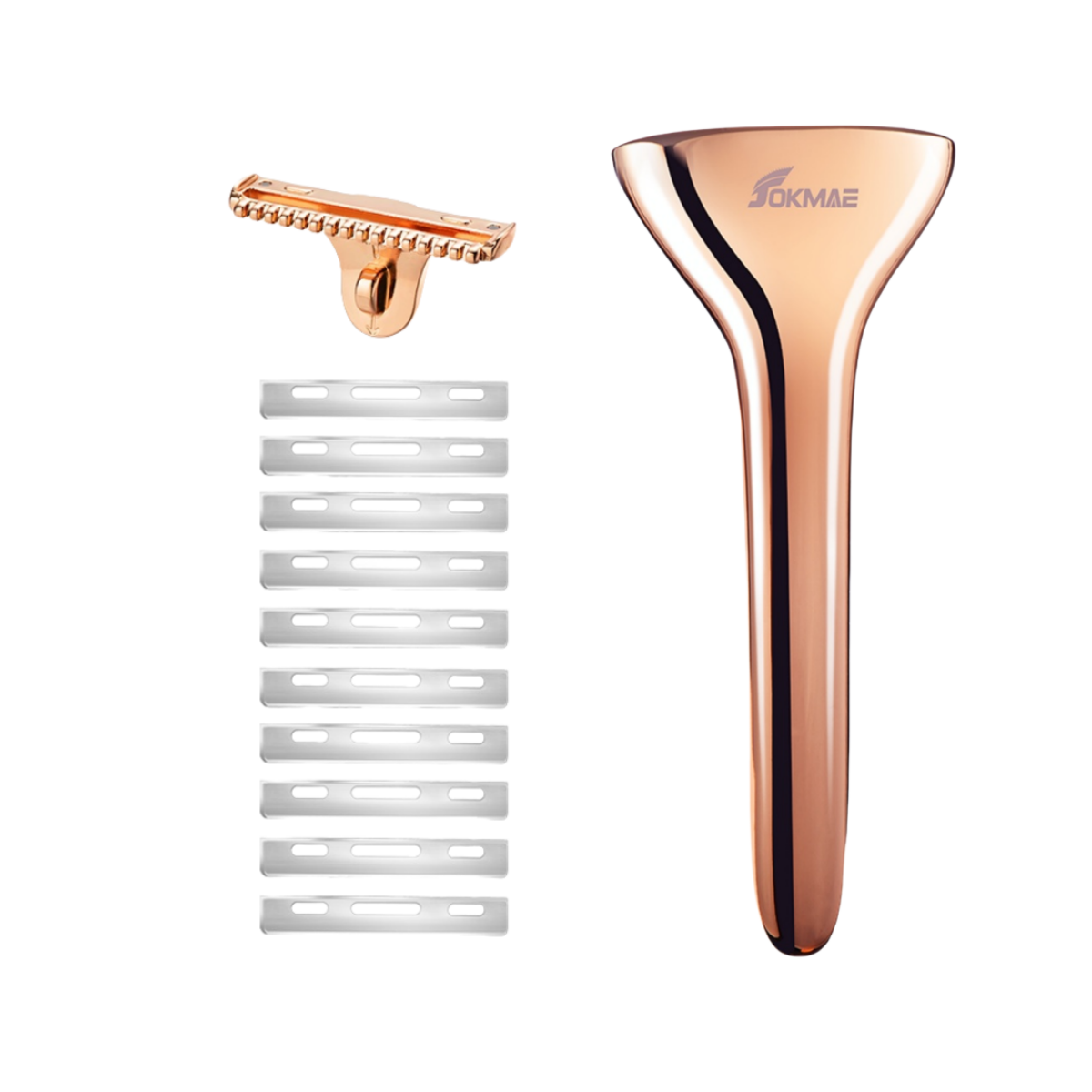Multicolor Magnetic Sawtooth Razor Zinc Alloy Stainless Steel Safety Razor