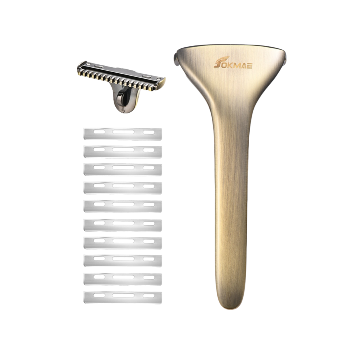 Multicolor Magnetic Sawtooth Razor Zinc Alloy Stainless Steel Safety Razor