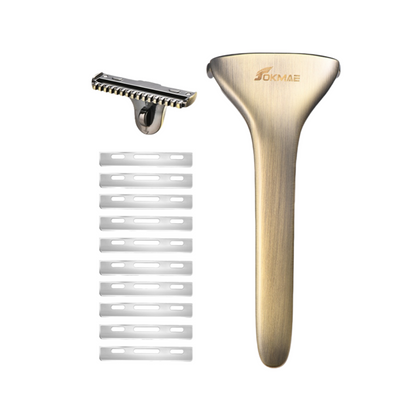 Multicolor Magnetic Sawtooth Razor Zinc Alloy Stainless Steel Safety Razor