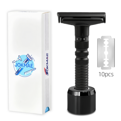 Men's Adjustable 6-speed Double-sided Zinc Alloy Stainless Steel Safety Razor Gift Box