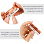 Ladies AC Blade Adjustable Anti-slip Zinc Alloy Stainless Steel Razor