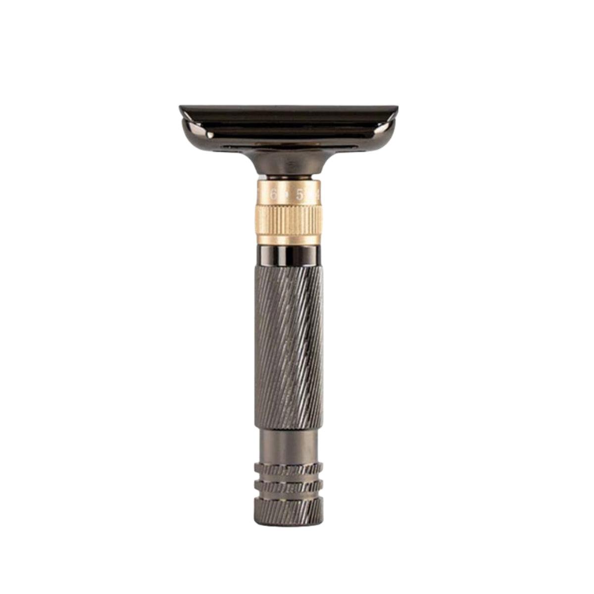 Men's Double-Sided Blade Zinc Alloy Stainless Steel Safety Razor For Shaving