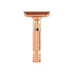 Men's Double-Sided Blade Zinc Alloy Stainless Steel Safety Razor For Shaving