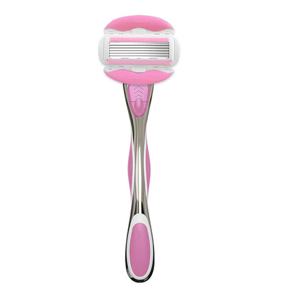 Unisex Safety Six-layer Blade Anti-slip Women's Shaving Razor Fashionable Men's Shaving Razor
