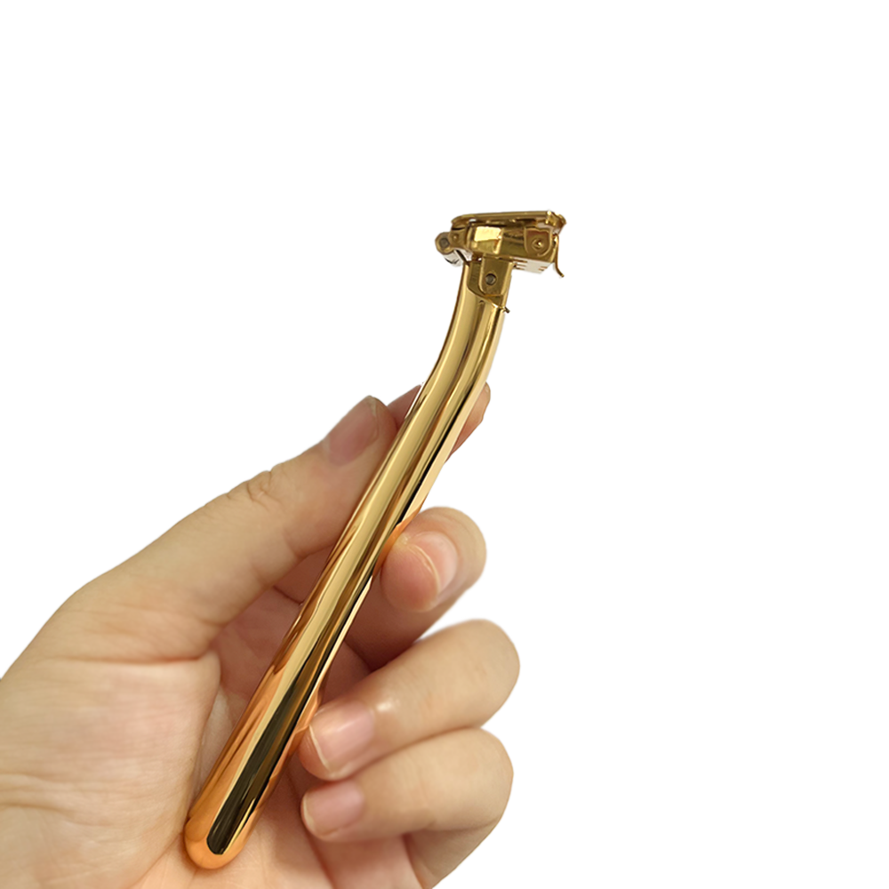 JOKMAE 21T Glide Pro 4D Super Double-edged Safety Razor Half Blade Shaver With Travel Leather Storage Bag for Men Grooming Care