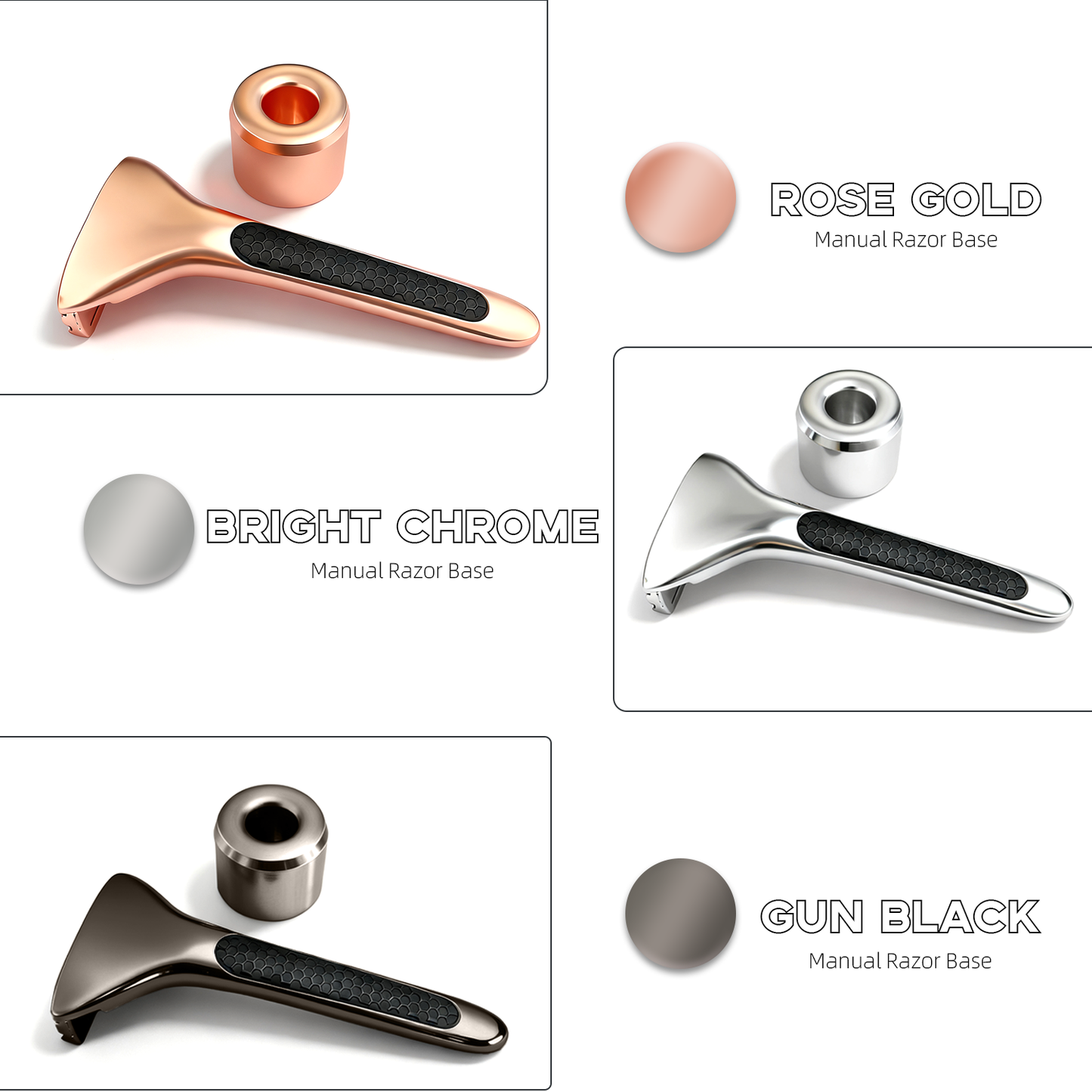 Magnetic Single Blade Razor w/ Roller Guide & Luxury Gift Set | Zero Waste Shave