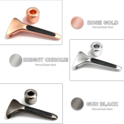 Magnetic Single Blade Razor w/ Roller Guide & Luxury Gift Set | Zero Waste Shave