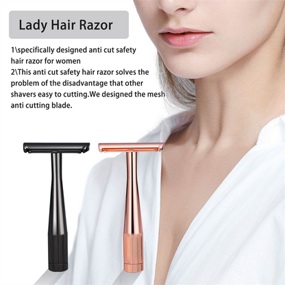 Ladies AC Blade Adjustable Anti-slip Zinc Alloy Stainless Steel Razor