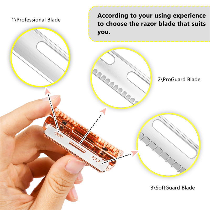 Ladies AC Blade Adjustable Anti-slip Zinc Alloy Stainless Steel Razor