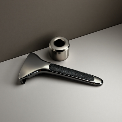 Eco-Luxe Double Edge Razor Set w/ Premium Case, Stand & 10 Blades. The Ultimate Sustainable Shaving Experience & Perfect Gift.