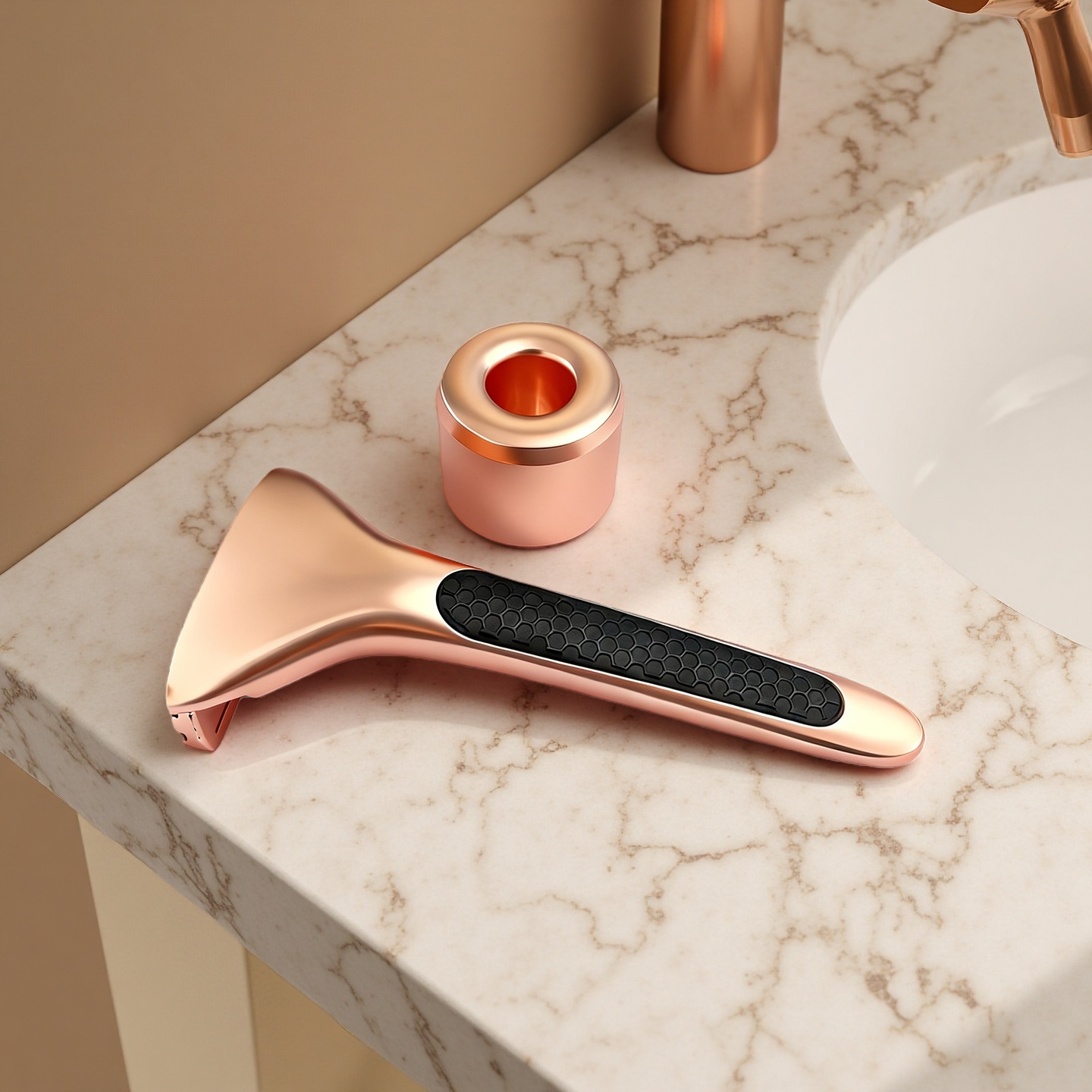 Eco-Luxe Double Edge Razor Set w/ Premium Case, Stand & 10 Blades. The Ultimate Sustainable Shaving Experience & Perfect Gift.