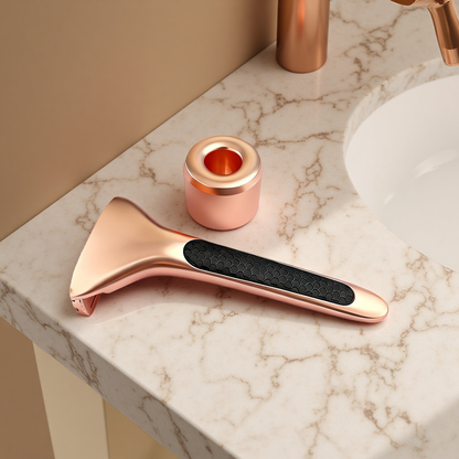 Eco-Luxe Double Edge Razor Set w/ Premium Case, Stand & 10 Blades. The Ultimate Sustainable Shaving Experience & Perfect Gift.