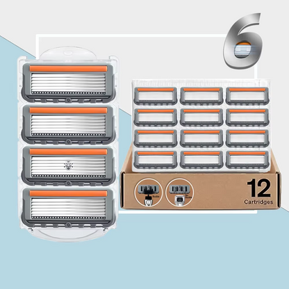 Six-Layer Stainless Steel ABS 12-Piece Set Of Bending Blades