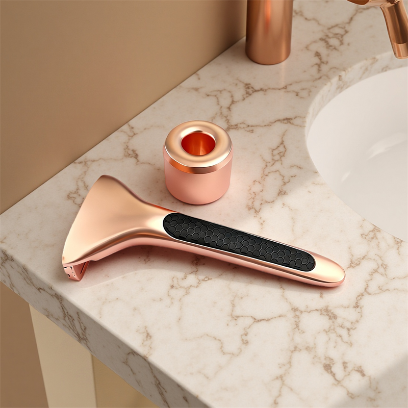 Magnetic Single Blade Razor w/ Roller Guide & Luxury Gift Set | Zero Waste Shave