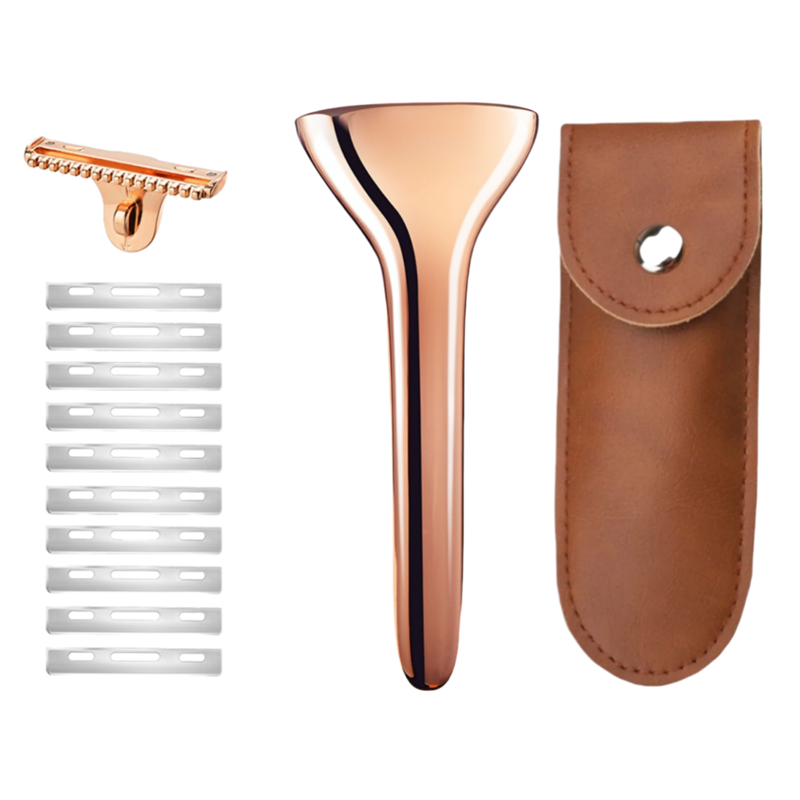 Multicolor Magnetic Sawtooth Razor Zinc Alloy Stainless Steel Safety Razor For Family