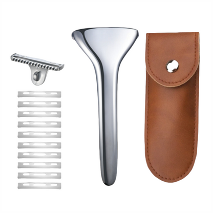 Multicolor Magnetic Sawtooth Razor Zinc Alloy Stainless Steel Safety Razor For Family