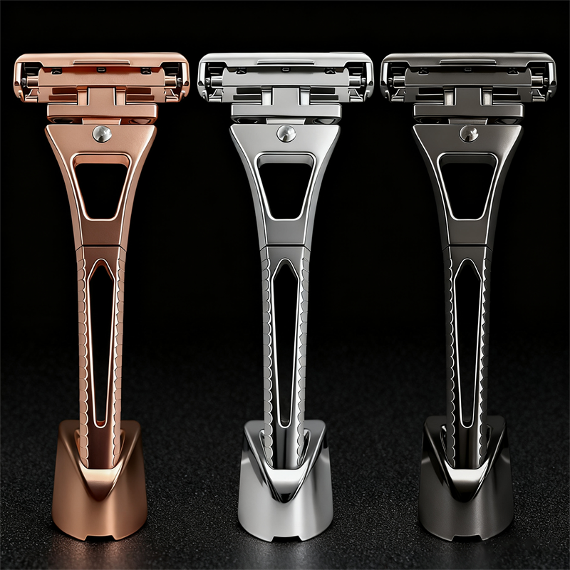 Revolutionary 4-Layer Half-Blade DE Safety Razor | Precision Shave with Magnetic Ease | Luxury Eco-Friendly Gift Set