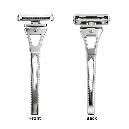 Revolutionary 4-Layer Half-Blade DE Safety Razor | Precision Shave with Magnetic Ease | Luxury Eco-Friendly Gift Set