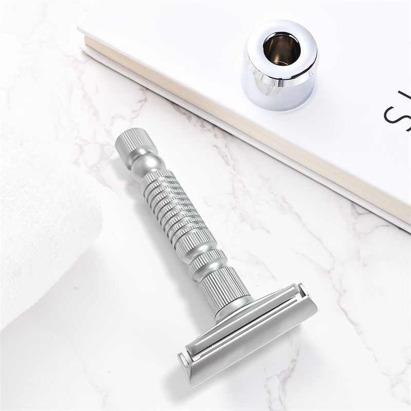 Mens Shaving New Adjustable Safety Razor Double Edge Classic Mild Aggressive Zinc Alloy Shaver Kit For Travel
