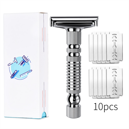 Shaving New Adjustable Safety Razor Double Edge Classic Mild Aggressive Zinc Alloy Shaver