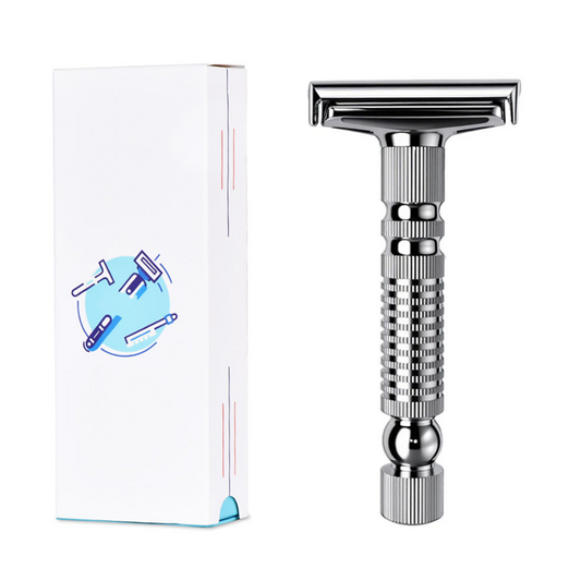 Mens Shaving New Adjustable Safety Razor Double Edge Classic Mild Aggressive Zinc Alloy Shaver Kit For Travel