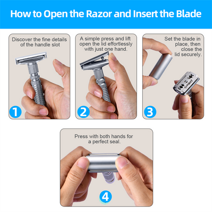 Shaving New Adjustable Safety Razor Double Edge Classic Mild Aggressive Zinc Alloy Shaver