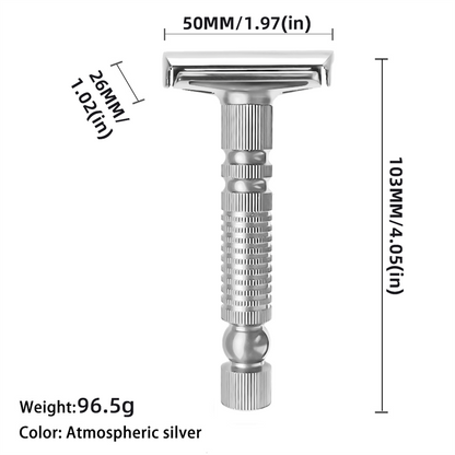 Shaving New Adjustable Safety Razor Double Edge Classic Mild Aggressive Zinc Alloy Shaver