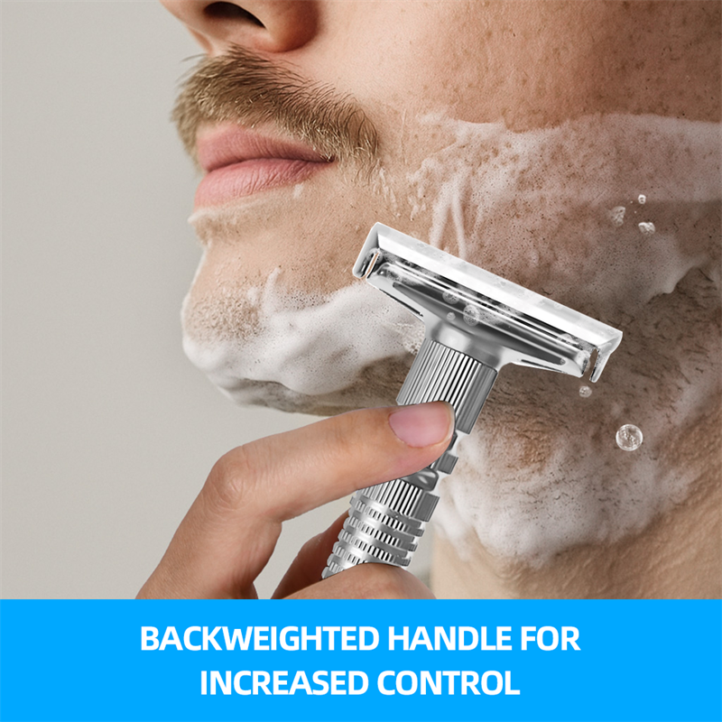 Mens Shaving New Adjustable Safety Razor Double Edge Classic Mild Aggressive Zinc Alloy Shaver Kit For Travel
