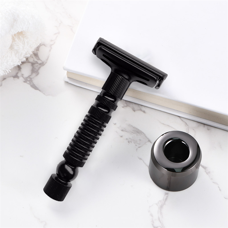 Mens Shaving New Adjustable Safety Razor Double Edge Classic Mild Aggressive Zinc Alloy Shaver Travel Kit