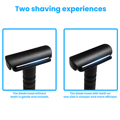 Mens Shaving New Adjustable Safety Razor Double Edge Classic Mild Aggressive Zinc Alloy Shaver Travel Kit