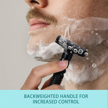 Men's Adjustable 6-speed Double-sided Zinc Alloy Stainless Steel Safety Razor Gift Box