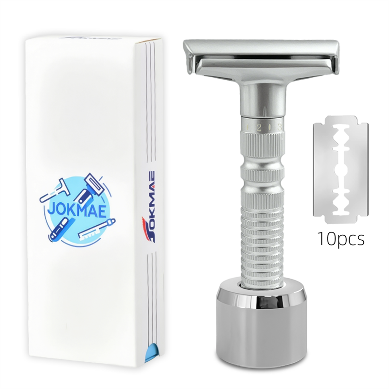 Adjustable 6-speed Double-sided Zinc Alloy Stainless Steel Safety Razor Gift Box