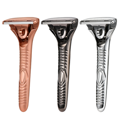 Magnetic Single Blade Razor w/ Roller Guide & Luxury Gift Set | Zero Waste Shave