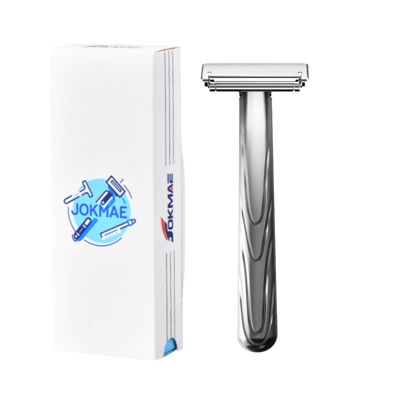 21T Glide Pro 4D Super Double-edged Safety Razor Half Blade Shaver With Travel Leather Storage Bag for Men Grooming Care