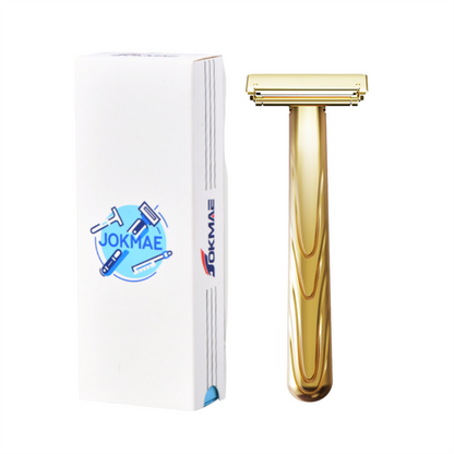 JOKMAE 21T Glide Pro 4D Super Double-edged Safety Razor Half Blade Shaver With Travel Leather Storage Bag for Men Grooming Care