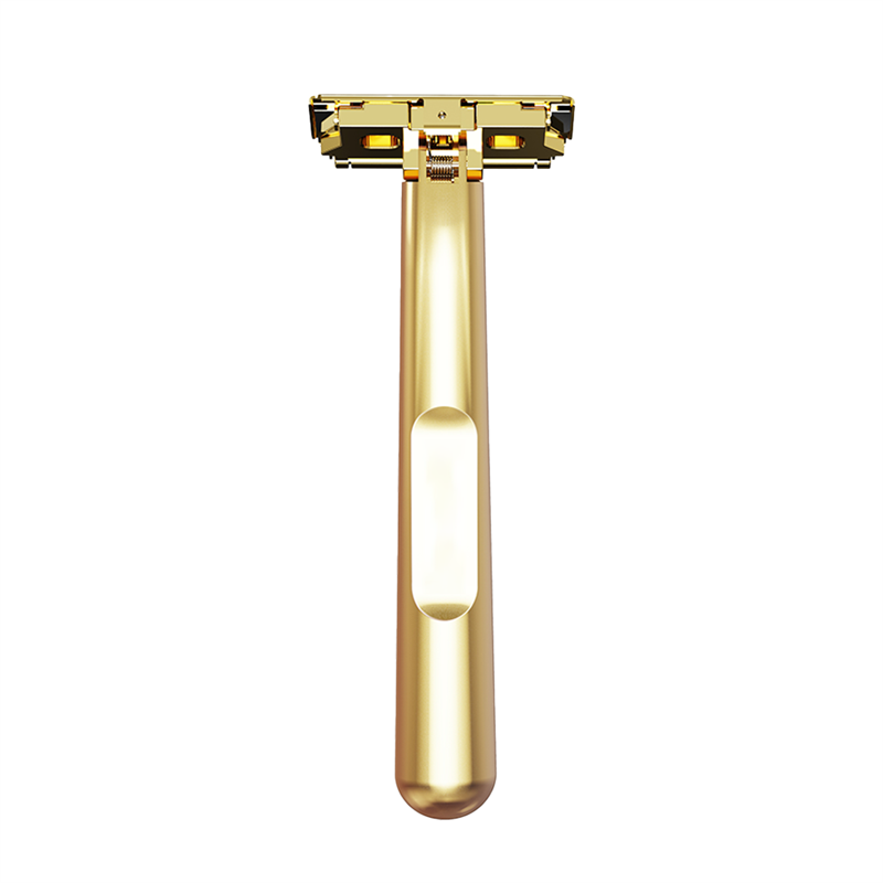 JOKMAE 21T Glide Pro 4D Super Double-edged Safety Razor Half Blade Shaver With Travel Leather Storage Bag for Men Grooming Care