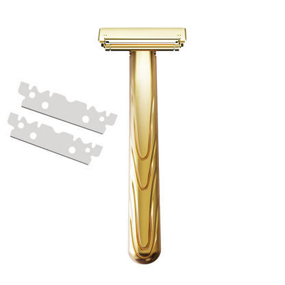 JOKMAE 21T Glide Pro 4D Super Double-edged Safety Razor Half Blade Shaver With Travel Leather Storage Bag for Men Grooming Care