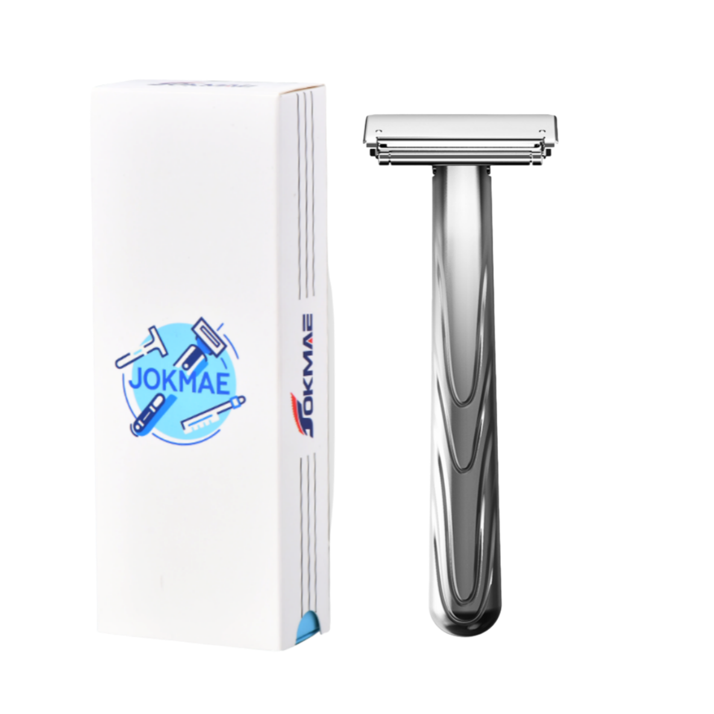 JOKMAE 21T Glide Pro 4D Super Double-edged Safety Razor Half Blade Shaver With Travel Leather Storage Bag for Men Grooming Care