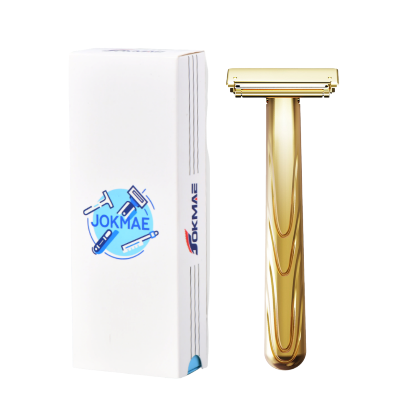 JOKMAE 21T Glide Pro 4D Super Double-edged Safety Razor Half Blade Shaver With Travel Leather Storage Bag for Men Grooming Care