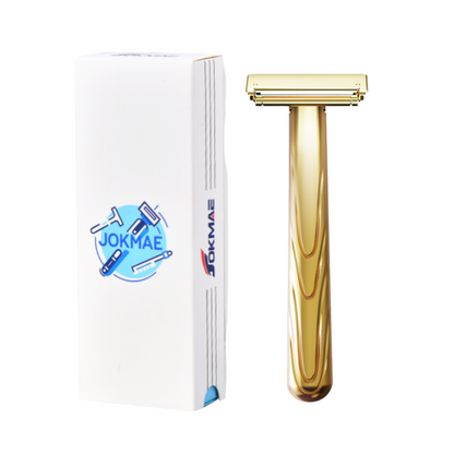 JOKMAE 21T Glide Pro 4D Super Double-edged Safety Razor Half Blade Shaver With Travel Leather Storage Bag for Men Grooming Care